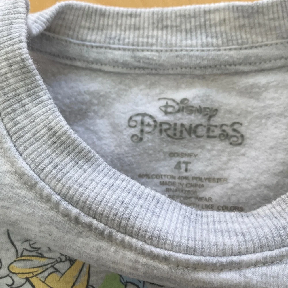 Disney Gray Princess Sweatshirt set &‎ Mickey and Minnie PJ set size 4